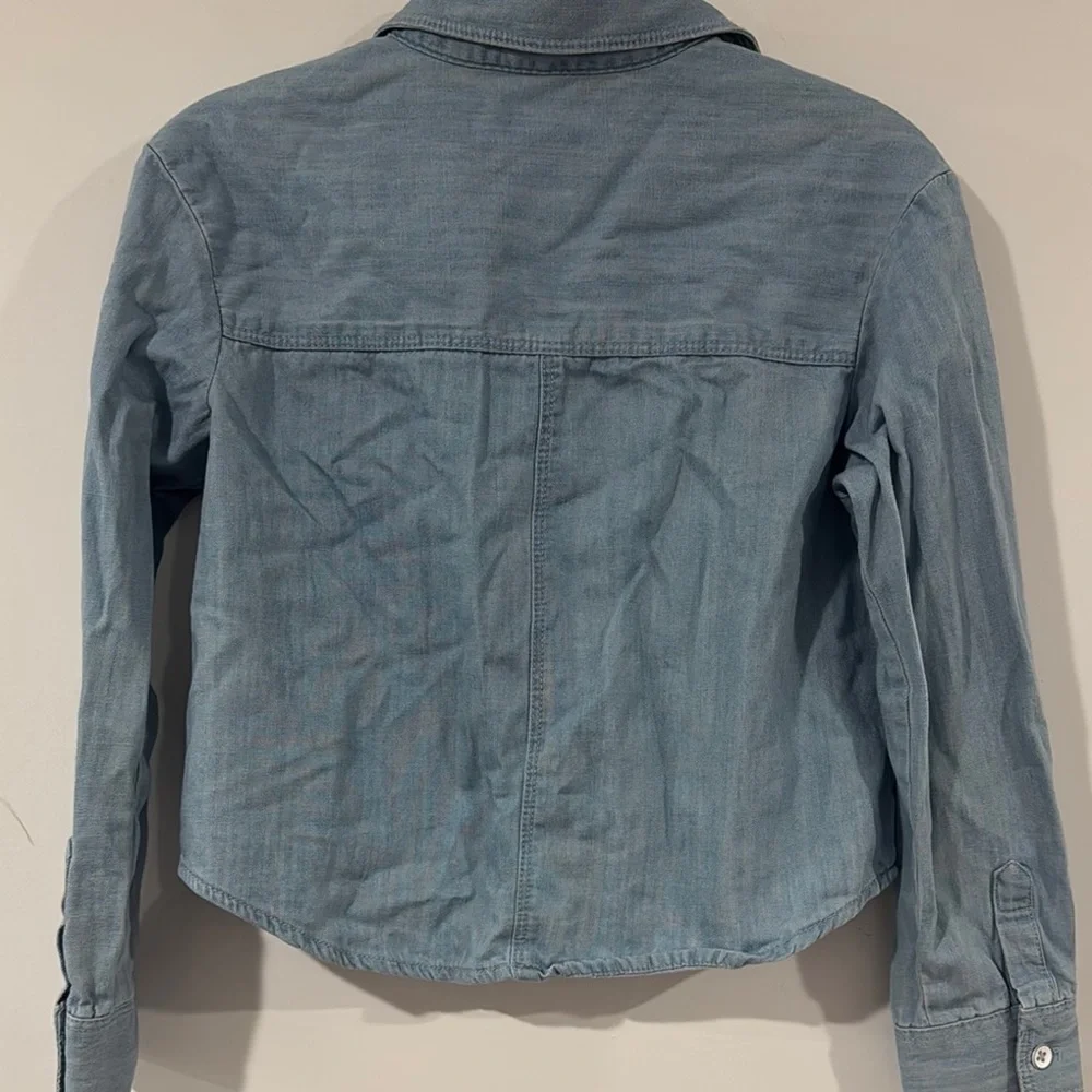 Cat & Jack Light Blue Denim Shirt